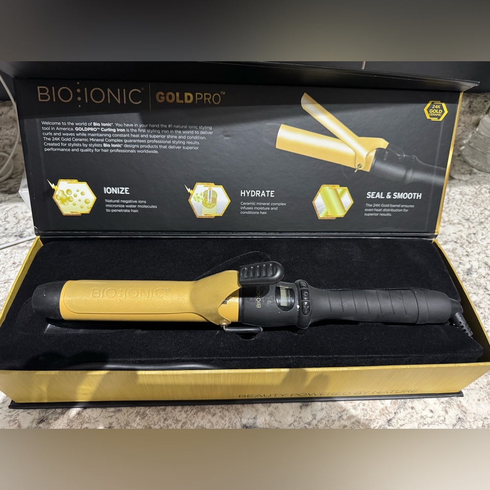 Bio Ionic GoldPro Curling Iron